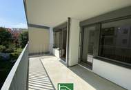 Moderne Neubauwohnung mit Innenhof-Balkon und Abstellraum nahe S-Bahn Jedlersdorf, Straßenbahn 26 und SCN!