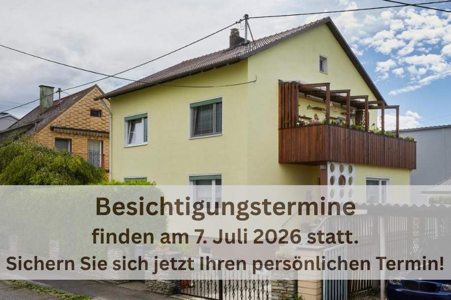 Unbefristet vermietetes Haus mit gemütlichem Garten und Terrasse! - Besichtigungen finden am 7. Juli 2026 statt., Haus-kauf, 280.000,€, 4050 Linz-Land