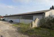 Wohnen &amp; Arbeiten vereint! Bewilligte Halle (965 m²) + Wohnhaus auf 3.700 m² Grundstück