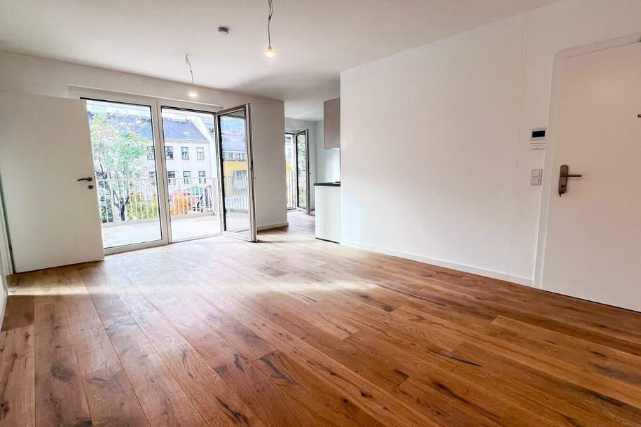 ERSTBEZUG HERNALS - PERFEKT AUFGETEILTE 2-ZIMMER-WOHNUNG MIT SONNIGEM BALKON, Wohnung-miete, 1.069,02,€, 1170 Wien 17., Hernals