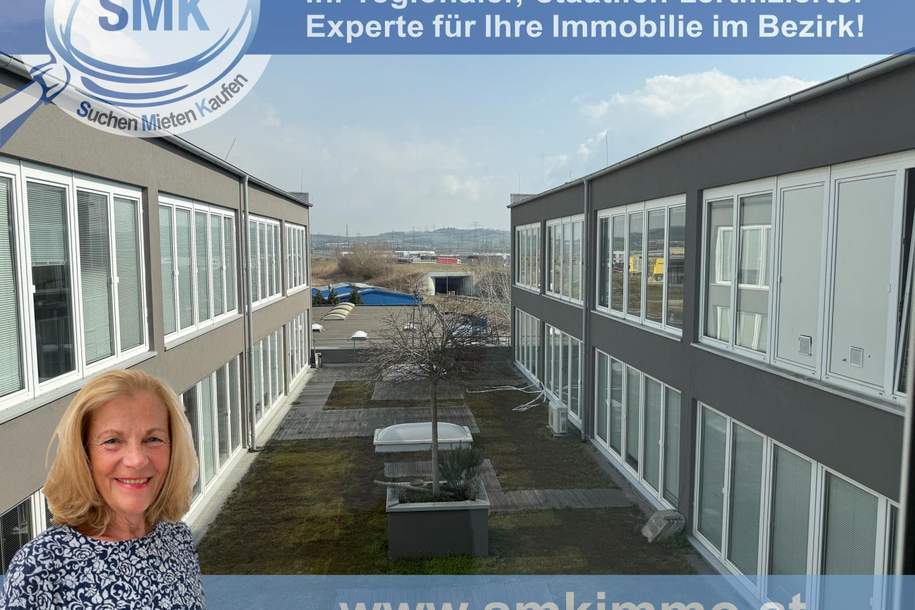 ANGENEHME GRÖSSE – BÜRO IM 3. OG EINES MODERNEN HAUSES!, Gewerbeobjekt-miete, 647,96,€, 2111 Korneuburg