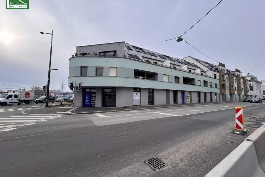 Exklusive Geschäftsfläche mit Parkplatz und Lagermöglichkeiten in Aufstrebendem Viertel von Wien! - JETZT ZUSCHLAGEN, Gewerbeobjekt-miete, 6.854,83,€, 1220 Wien 22., Donaustadt