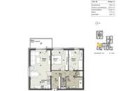 Geförderte 3-Zimmer Mietwohnung mit West-Balkon - St.Pölten/ Teufelhof - 2 Stellplatz inklusive - Wohnraumlüftung