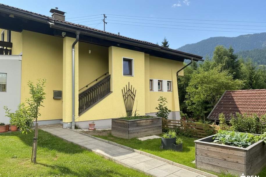 Ihre Wohlfühloase in Grünburg - 4 Zimmer mit 241m² Eigengarten! Beziehbar ab 1.8.2026, Wohnung-kauf, 186.000,€, 9620 Hermagor