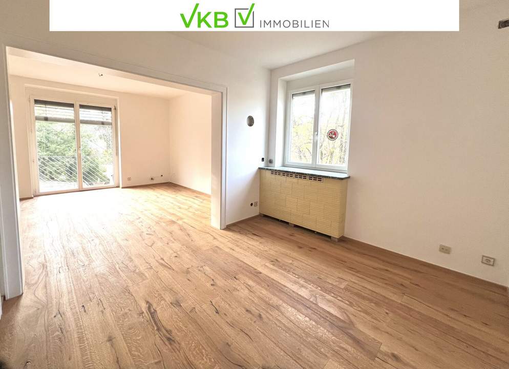 Nähe Kapuzinerkloster: 3 Zimmer mit Balkon und Ausblick