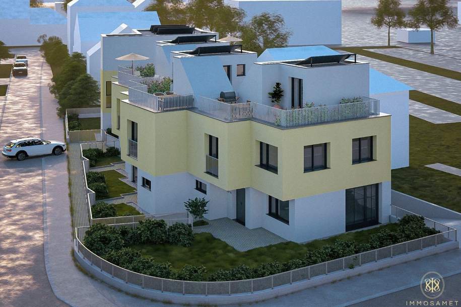 WOHNBAUPROJEKT Haus Top 3 (BELAGSFERTIG) - Neu, modern, Eigenheim, Haus-kauf, 619.000,€, 1110 Wien 22., Donaustadt