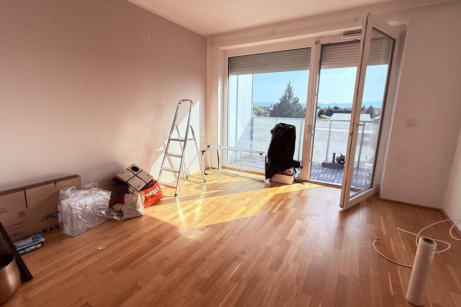 Top-moderne 3-Zimmer-Neubauwohnung mit MEGA-SÜD-BALKON (7m²) nahe Akademiepark, Wohnung-miete, 985,00,€, 2700 Wiener Neustadt(Stadt)