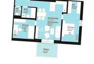 Exklusive Dachgeschosswohnung in naturnaher Lage