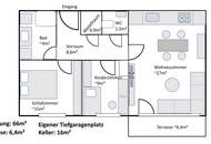 ++WALTENDORF++ Gemütliche 3-Zimmer-Wohnung mit Balkon (inkl. TG-Parkplatz), mit perfekter Infrastruktur in der Nähe