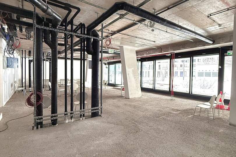 Erstbezug nach Fertigstellung: Moderne Bürofläche in der Donau City, Gewerbeobjekt-miete, 3.414,59,€, 1220 Wien 22., Donaustadt