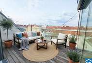 City Vibes & Sunset Moments – DG-Wohnung mit Terrasse beim Brunnenmarkt