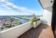 45. Etage - DANUBEFLATS: Atemberaubende Aussicht, Sonnenaufgang, perfekte Infrastruktur