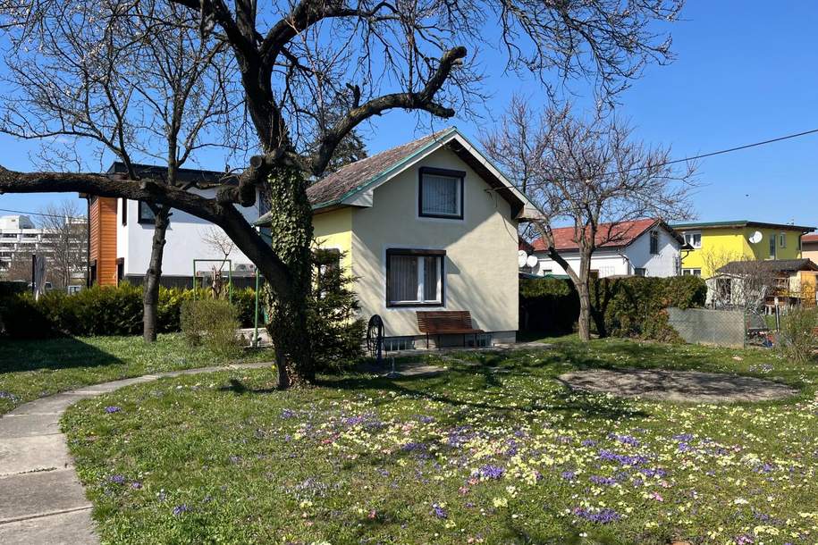 Gartenparadies mit Kleingartenhäuschen - NICHT zur ganzjährigen Nutzung, Haus-miete, 580,00,€, 1210 Wien 21., Floridsdorf