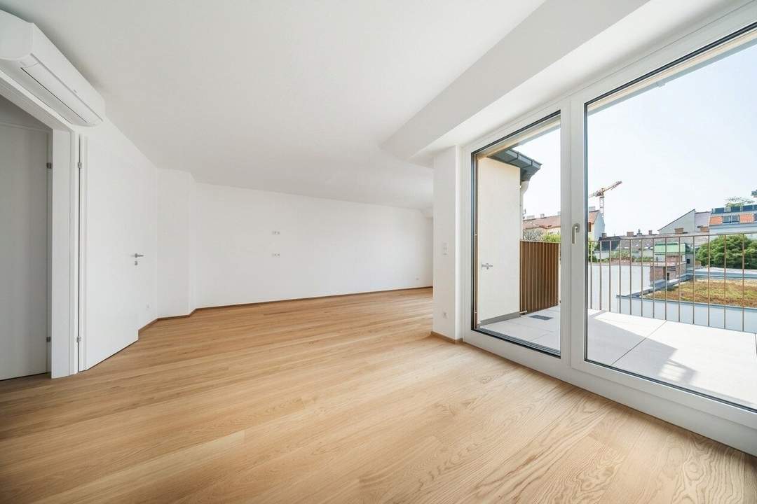 Nachhaltiges Wohnen beim Yppenplatz - Großzügige Dachgeschosswohnung - 3-Zimmer-Wohntraum