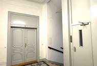 MÖLLWALDPLATZ, U1-NÄHE, 124 m2 ALTBAU, Wohnküche, 2 Zimmer, klimatisiert, 2 Bäder, Parketten, Loggia, 1. Liftstock, provisionsfrei