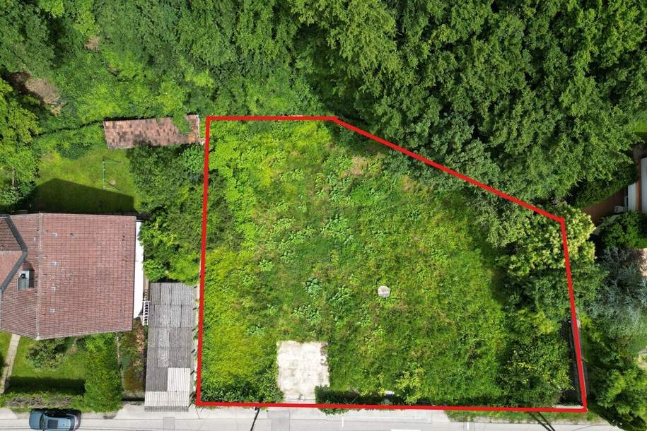 Villenbaugrund (aufgeschlossen!) mit 962 m² in Weidlinger Ruhelage, Grund und Boden-kauf, 798.000,€, 3400 Tulln