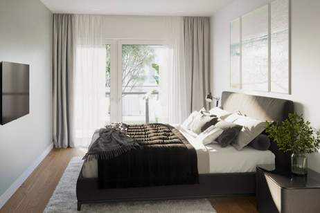 Stadtnahes Wohnen mit Gartenidylle - Erstbezug * 2-Zimmer Wohnung, Wohnung-kauf, 315.000,€, 1210 Wien 21., Floridsdorf