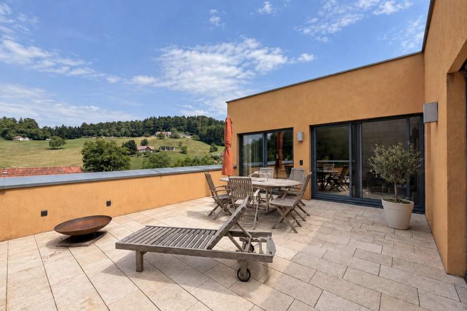 Graz-Andritz: Großzügiges Familiendomizil mit Eigengarten, zwei Terrassen & Doppelcarport in Grünruhelage und herrlichem Ausblick, Haus-kauf, 1.150.000,€, 8045 Graz(Stadt)