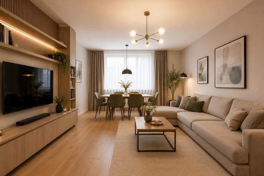 Perfekter Grundriss & ruhige Lage Nähe Spitz | 2-Zimmerwohnung mit ebenerdiger Garage | sanierungsbedürftig, Wohnung-kauf, 199.000,€, 1210 Wien 21., Floridsdorf