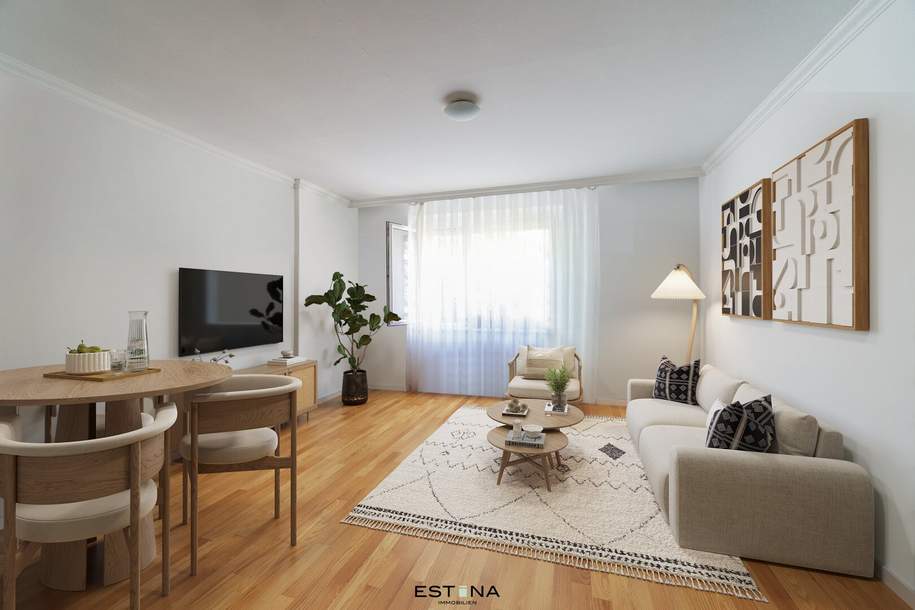 4-Zimmer-Wohnung mit Gartenblick nahe der Alten Donau, Wohnung-kauf, 350.000,€, 1210 Wien 21., Floridsdorf