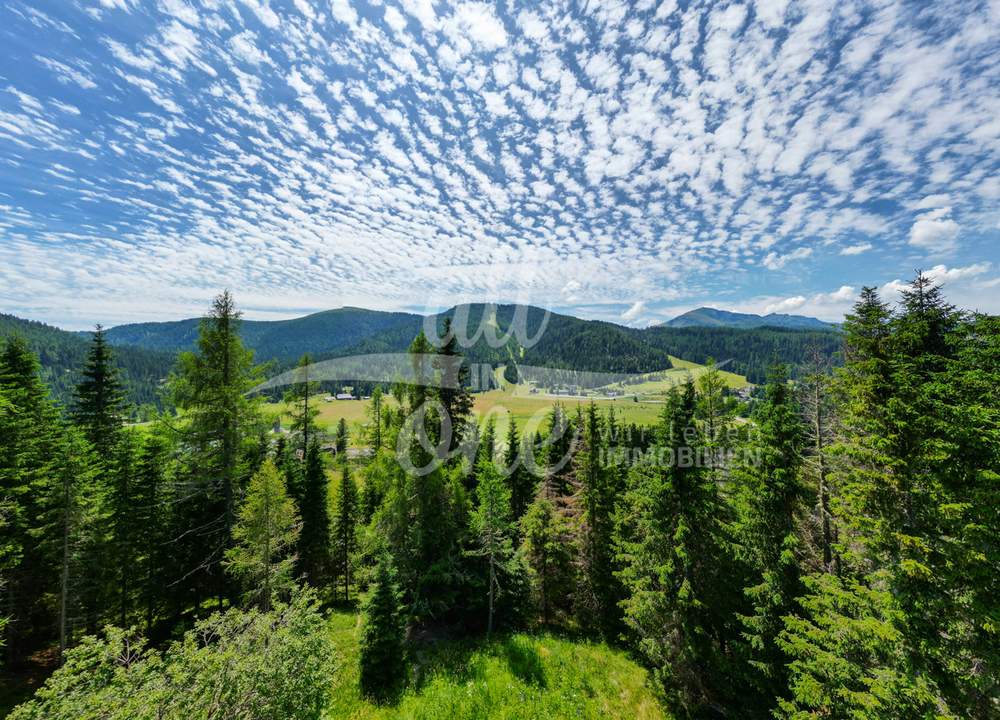 Freizeitwohnsitz- sonniger Baugrund mit Ausblick auf der Flattnitz