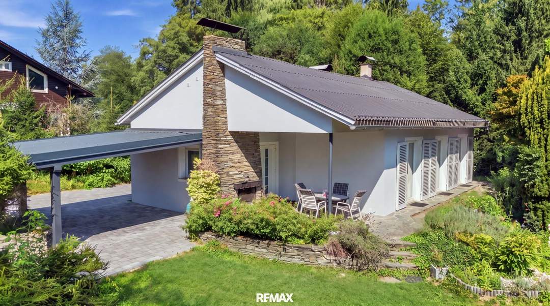 Idyllischer Bungalow mit großem Grundstück und eigenem Waldbestand bei Velden am Wörthersee