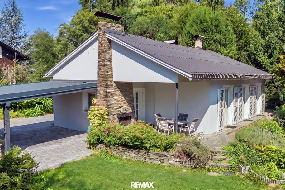 Idyllischer Bungalow mit großem Grundstück und eigenem Waldbestand bei Velden am Wörthersee, Haus-kauf, 695.000,€, 9220 Villach Land