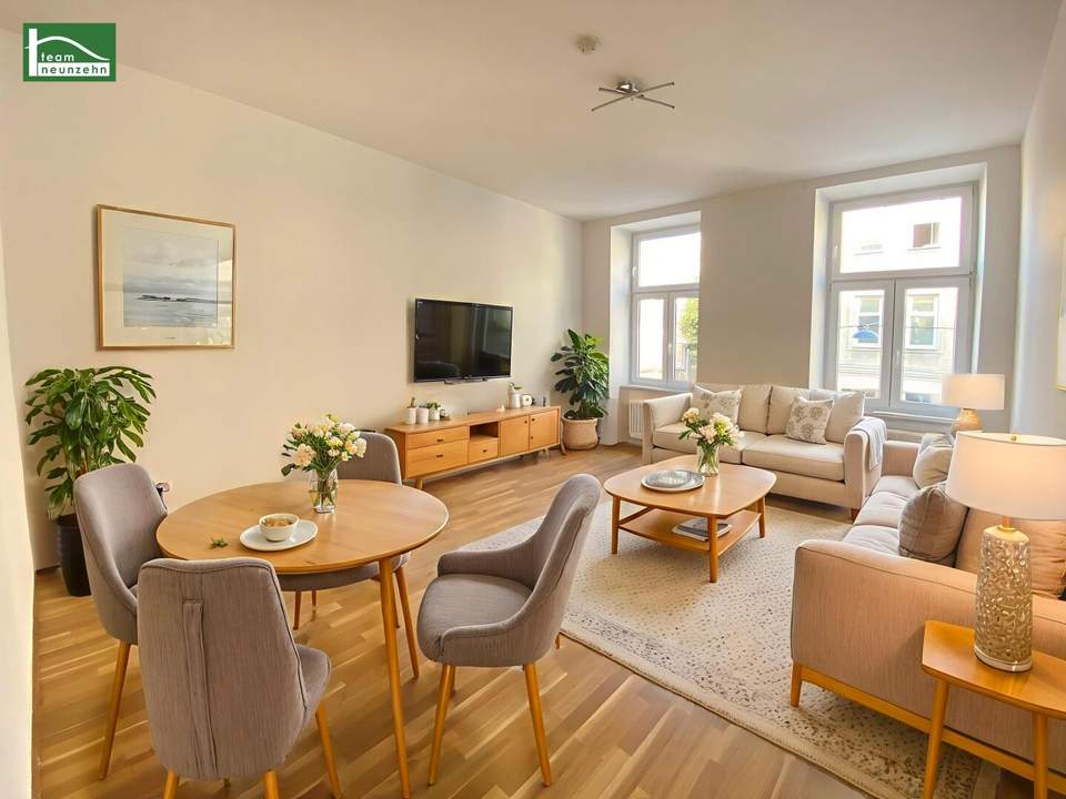 Ruhelage nahe Arthaberpark - Neuwertig renovierte Wohnung mit Traumbad, Einbauküche und Abstellraum!