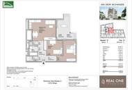 Erstbezug "An der Schanze" - 3-Zimmer Wohnung mit großem Balkon zwischen Kagran und Alte Donau - Fertigstellung Ende 2026!