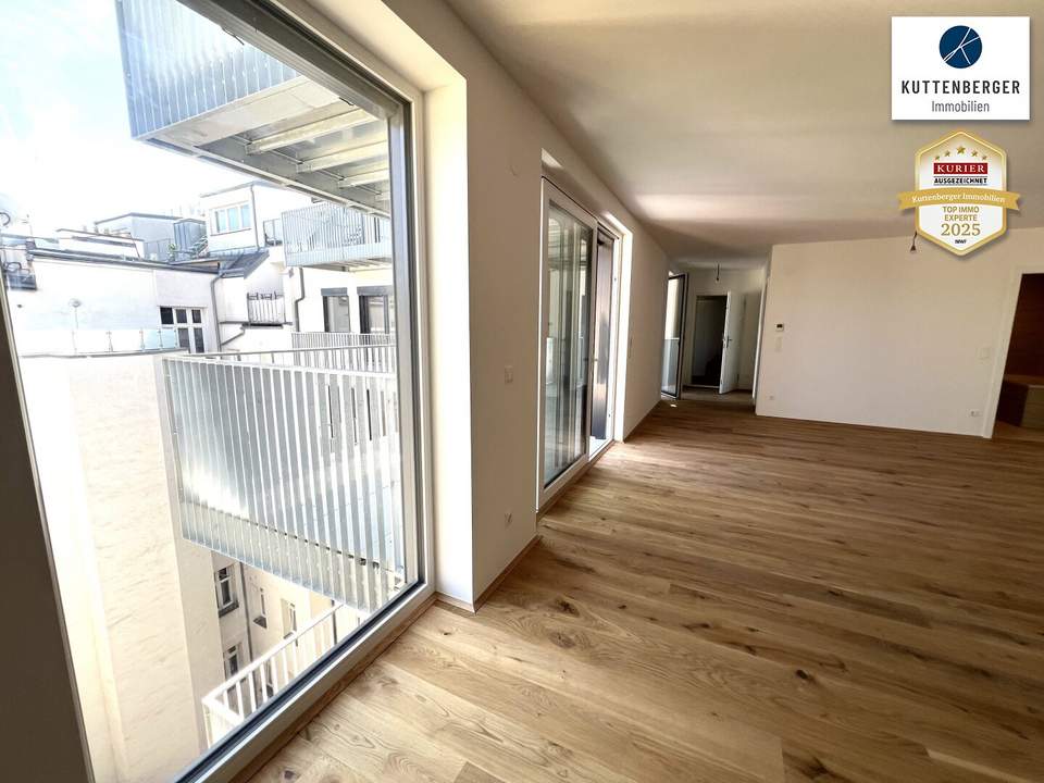 *Superprojekt: ''Über den Baumwipfeln" TOP 46 MIT ÜBERDACHTEM BALKON (17,5 m²)