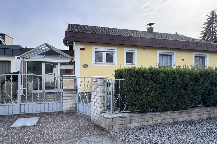 Ruhelage: Gepflegter Bungalow mit Wintergarten, Haus-kauf, 305.000,€, 2601 Wiener Neustadt(Land)