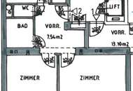 einziehen und wohlfühlen: gepflegte 2-Zimmer-Wohnung mit separater Küche