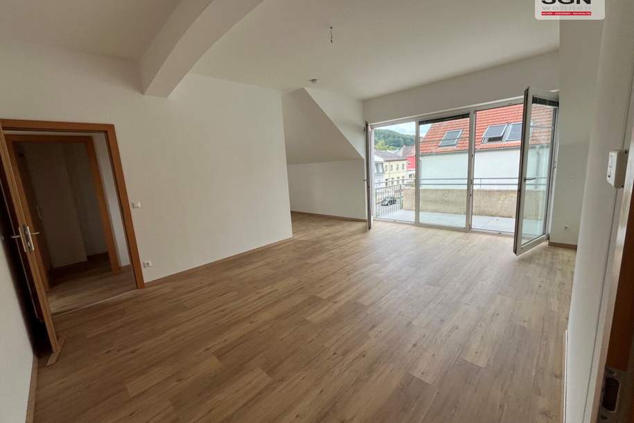 Wunderschöne geförderte 3-Zimmer Dachterrassenwohnung, Wohnung-miete, 761,98,€, 3170 Lilienfeld
