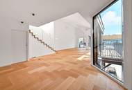 Außergewöhnliche DG-Maisonette mit 2 Terrassen beim Naschmarkt mit Garage im Haus