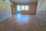 Geförderte 3-Zimmer-Wohnung mit großem Balkon! Unbefristet! Mietfreistellung gegen Selbstsanierung!