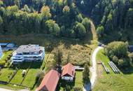 Leben, wo andere Urlaub machen – Projektiertes Panoramagrundstück mit Wörtherseeblick!