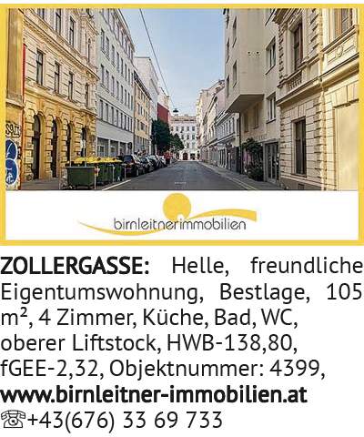 ZOLLERGASSE: Hel le, freund li che