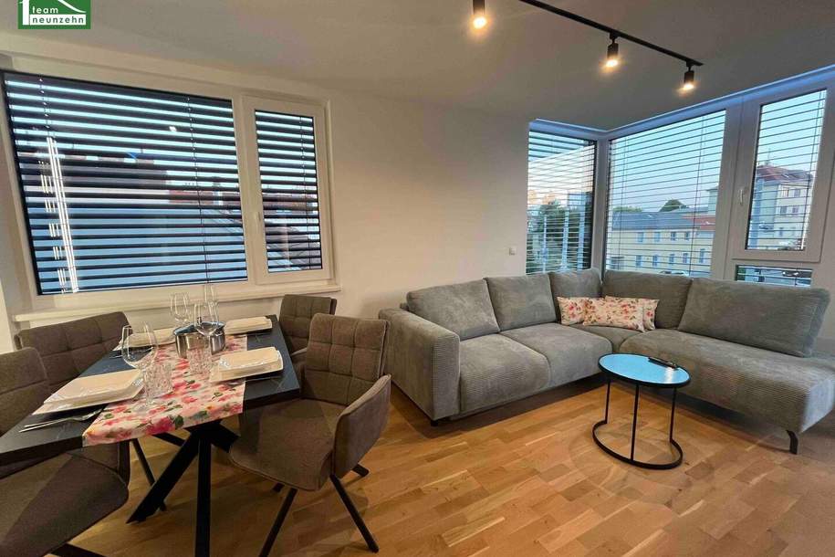 Voll-möblierte Premium-Wohnung in Stadlau nahe U2 und S-Bahn! Luftwärmepumpe und top Ausstattung! - JETZT ZUSCHLAGEN, Wohnung-miete, 1.219,58,€, 1220 Wien 22., Donaustadt