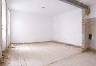Entkernte Einheit im sanierten Altbau – individuelle Ausbauchance