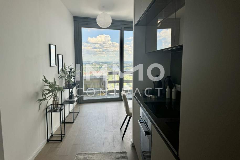 Top Studio mit Markenküche in großartiger Lage mit Ausblick - jetzt Musterwohnung besichtigen!, Wohnung-kauf, 409.300,€, 1220 Wien 22., Donaustadt