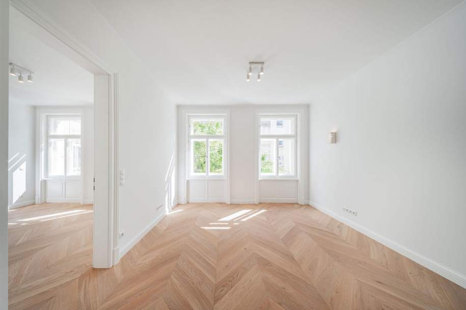 Mondäne 2-Zimmer-Wohnung mit Blick in den Alois-Drasche-Park!, Wohnung-kauf, 549.000,€, 1040 Wien 4., Wieden