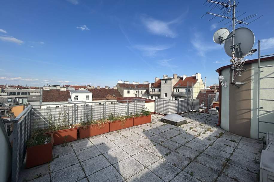 Nähe U4 / U6 I 60m² Dachterrasse I Lift I Klimaanlage I Zweitbezug nach Generalsanierung, Wohnung-miete, 1.966,52,€, 1120 Wien 12., Meidling