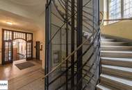 Stilvolle Dachgeschoss-Maisonette mit ca. 37 m² Terrasse, Klimaanlage &amp; Altbaucharme bei Wien Mitte