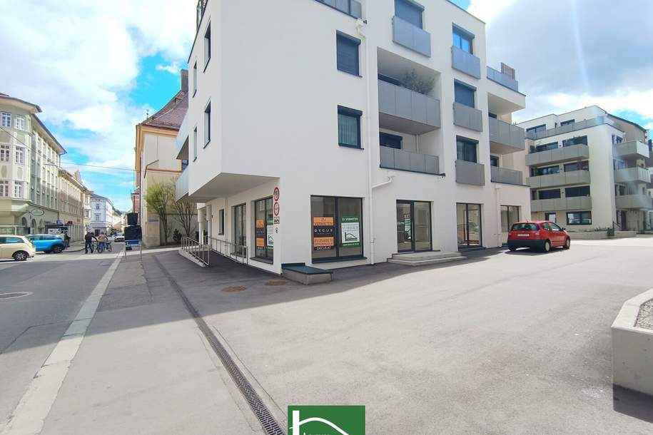 Gewerbeobjekt im Karmeliterhof zwischen Rathausplatz und Julius-Raab-Promenade! BAR/KONDITOREI/CAFE - JETZT ANFRAGEN, Gewerbeobjekt-miete, 1.998,96,€, 3100 Sankt Pölten(Stadt)