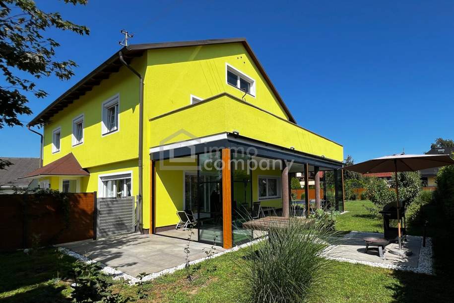 Traumhaftes Ein- bis Zweifamilienhaus in Poggersdorf mit großem Garten - Modernisiert &amp; Geräumig (ca. 244m²), Haus-kauf, 499.000,€, 9130 Klagenfurt Land