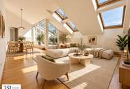 Sonnige Dachterrasse, Hohe Räume, Smarte Raumaufteilung – Elegante Dachgeschosswohnung im 3. Bezirk