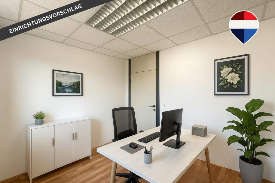 Bürofläche mit Klimaanlage und PKW-Stellplätze!, Gewerbeobjekt-miete, 1.290,00,€, 4230 Freistadt