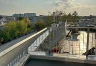 Cooles Dachgeschoß mit Fernblick und Dachterrasse beim Kirchenplatz Atzgersdorf - ZWEITBEZUG.