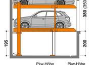 Zentral gelegene Garagenplätze im Doppelparker System in 1060 Wien