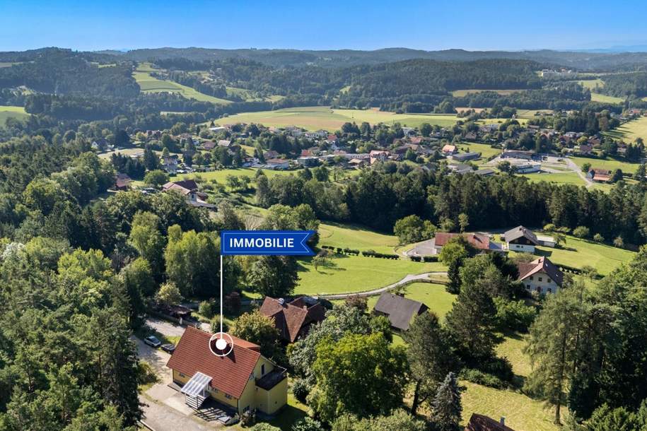 Mehrfamilienhaus mit vier Wohneinheiten – schöne Aussichtslage nahe Graz, Haus-kauf, 620.000,€, 8044 Graz-Umgebung